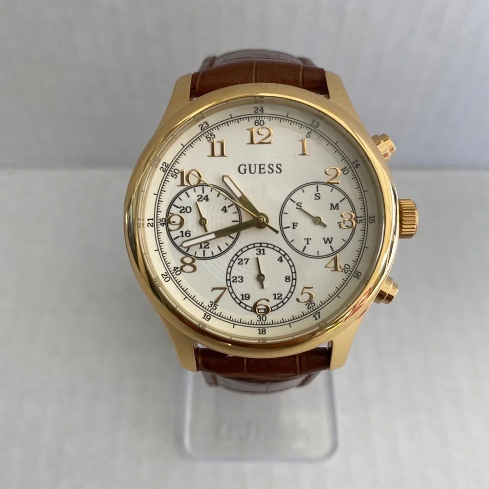 NEW GUESS Brown and Gold-Tone Women's Watch